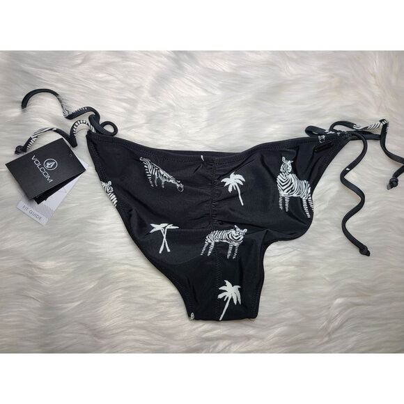 NWT|Volcom Z for Zebra Tie Side Bikini Bottoms, SMALL - Picture 3 of 5